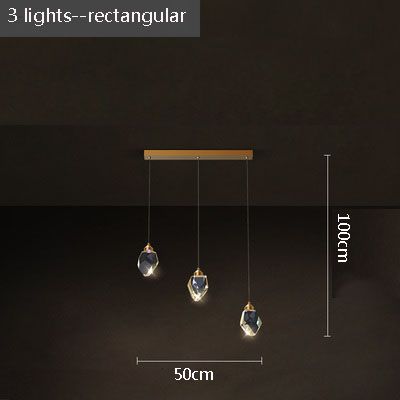 3 lights rectangular