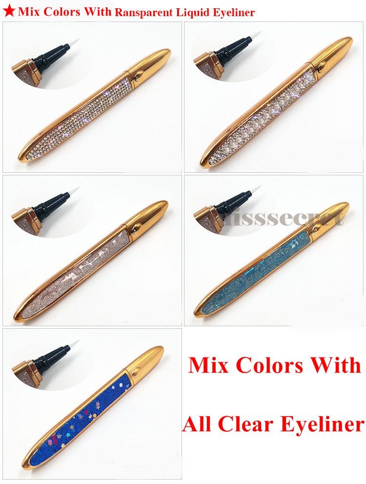 Mix style with clear eyeliner