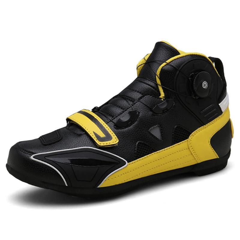Yellow Motorcycle Boots Moto Boots 