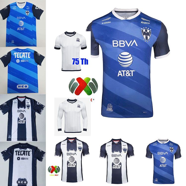 Mexican Club Rayados De Monterrey 2020 75 Years Celeberates Soccer