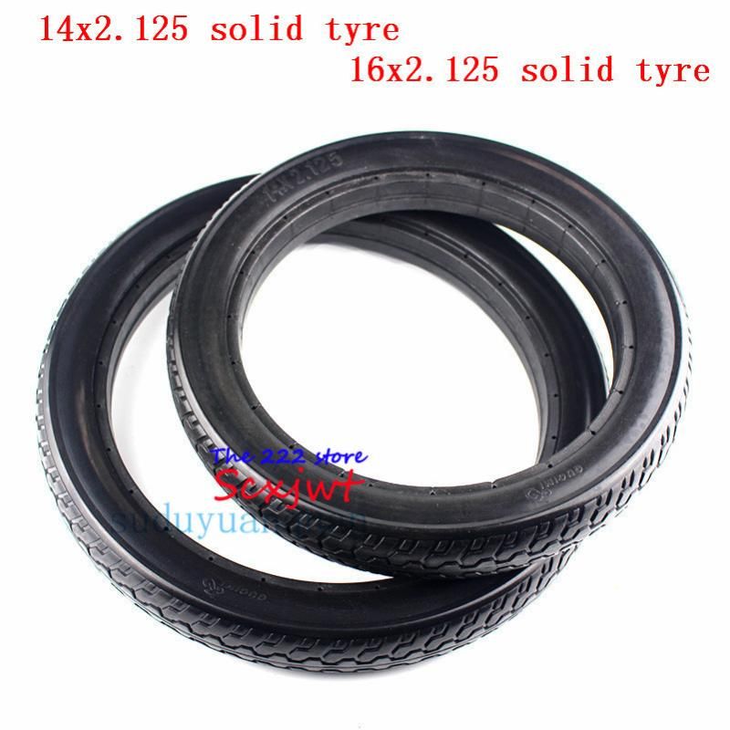 16 inch solid rubber bicycle tires