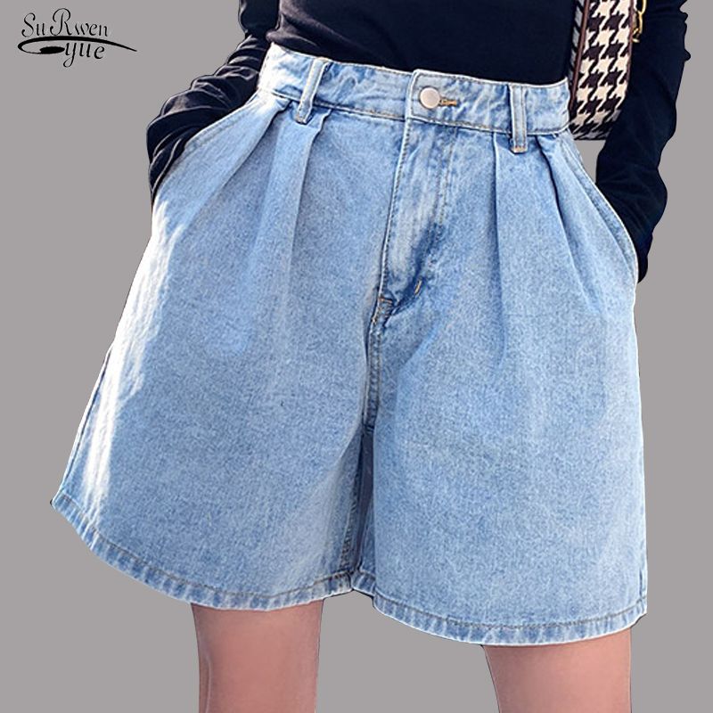 plus size womens jean shorts