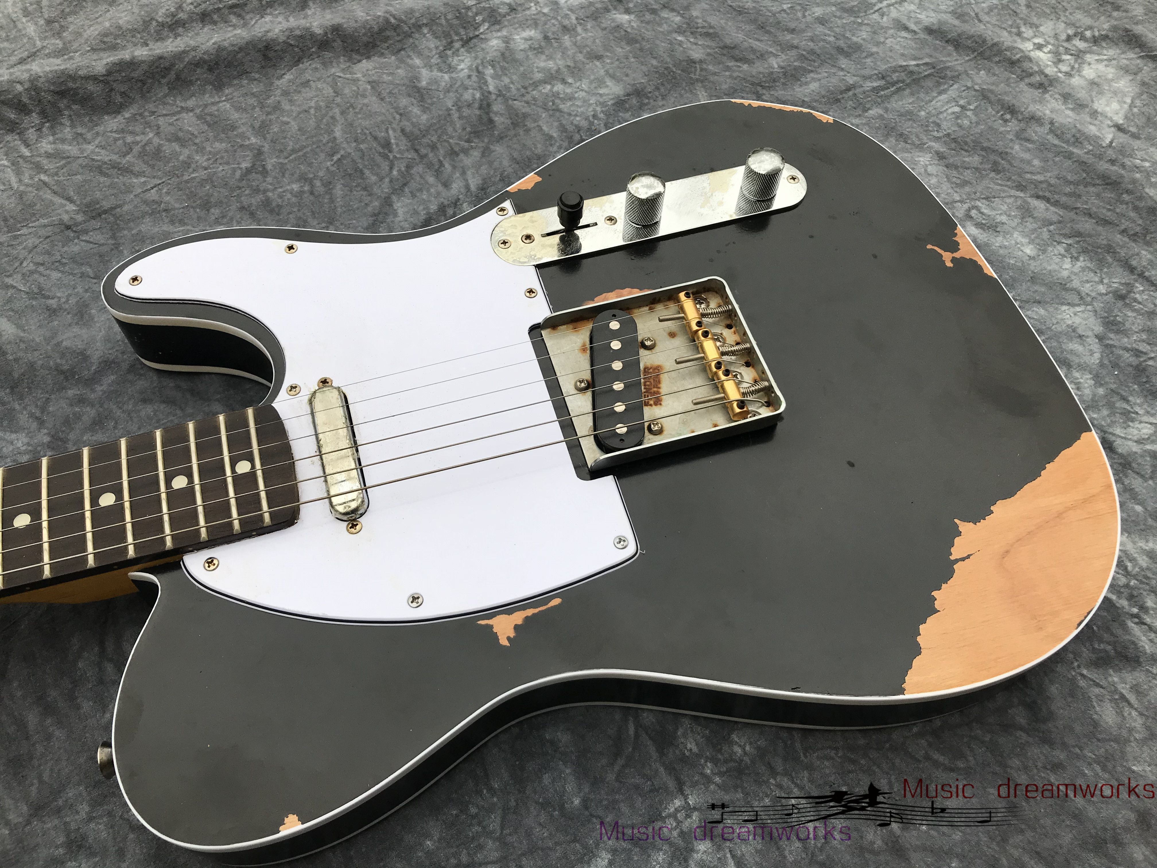 New Style Electric Guitar, Alder Wood Handmade Heavy Relic Guitar.In