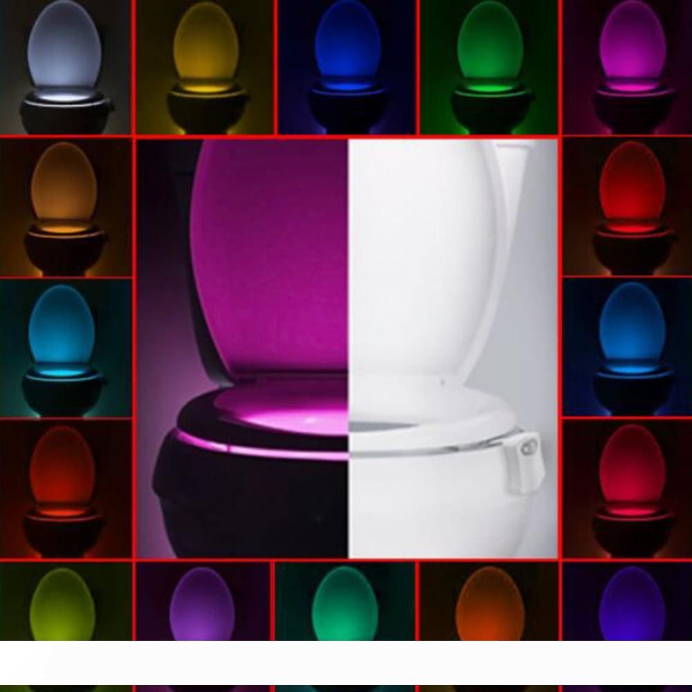 16 Color Motion Activated Toilet Light Night Toilet Light Led Light Changing Toilet Bowl Nightlight For Bathroom Perfect Decorating Water Toilet Light Walmart Com Walmart Com