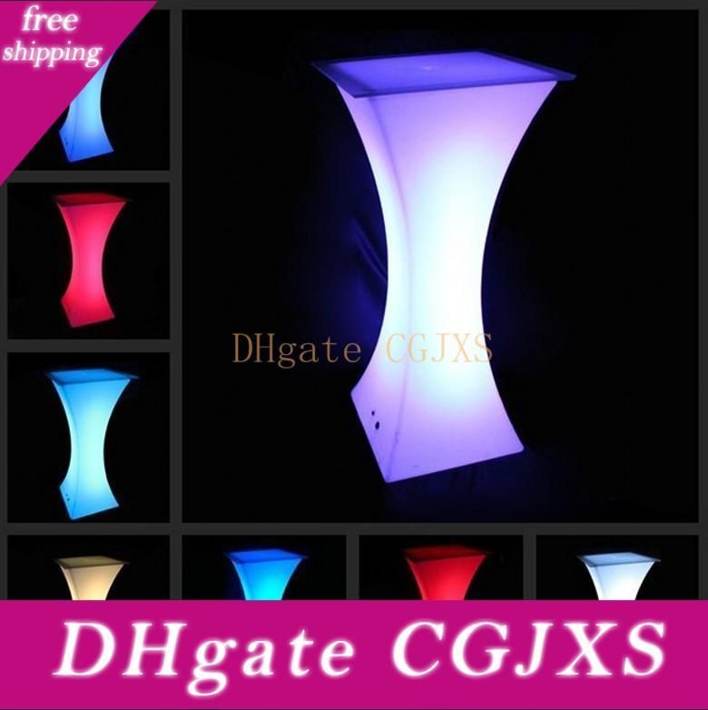 lighted bar table