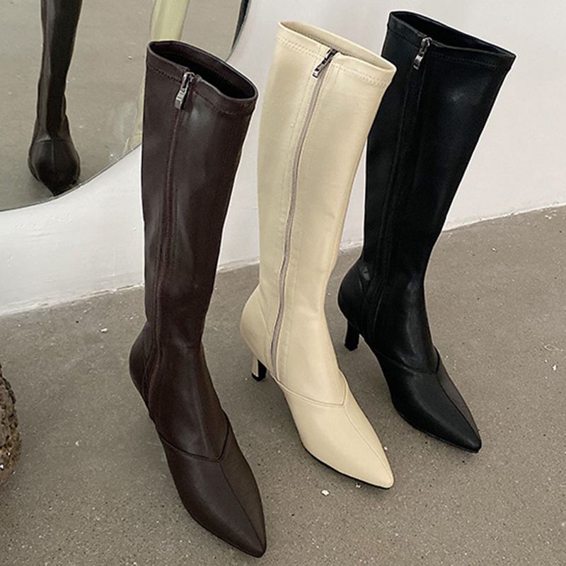 soft mid calf boots