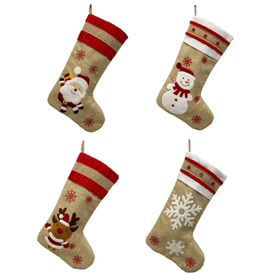 Lequeen Christmas Boots, Children's Candy Bag Socks, Decorations 国際ブランド