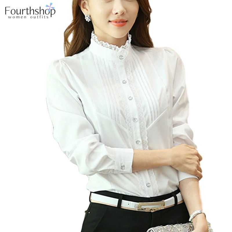 plus size formal shirts for women