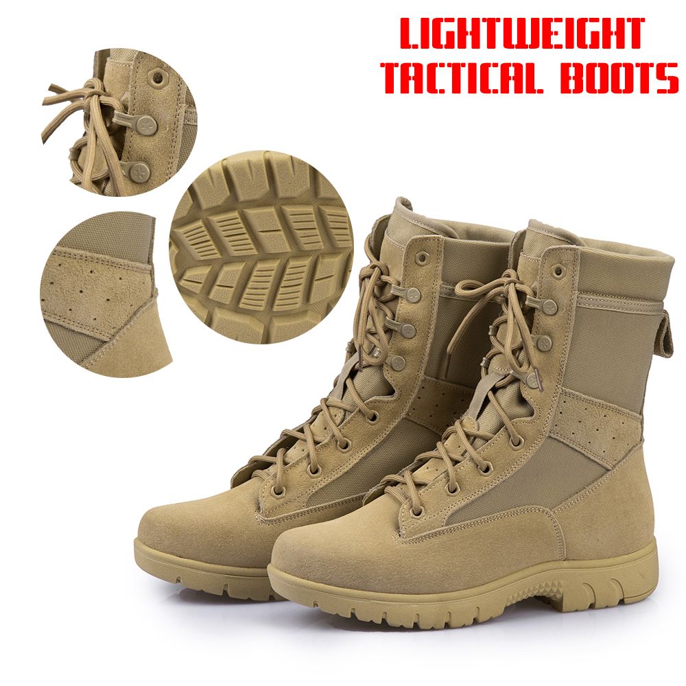 2021 Lightweight Tactical Boots Hiking Shoes Sneakers For Men Botas