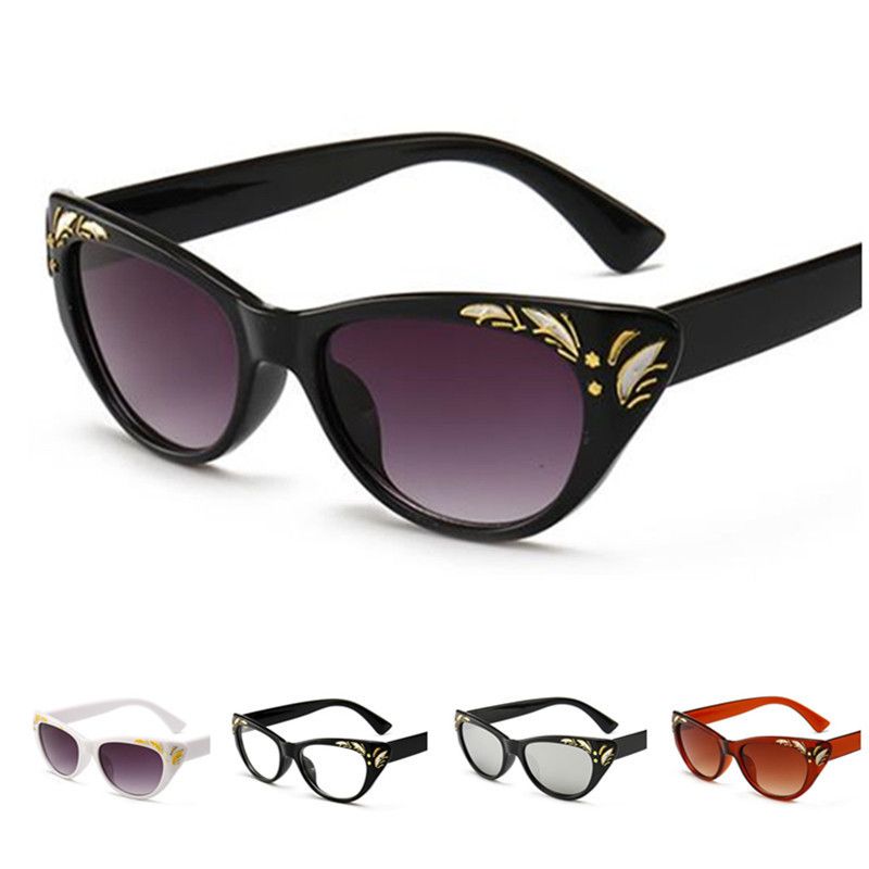 Fashion Women Sunglasses Graffiti Design Sun Glases Cat Eye Eyewear ...
