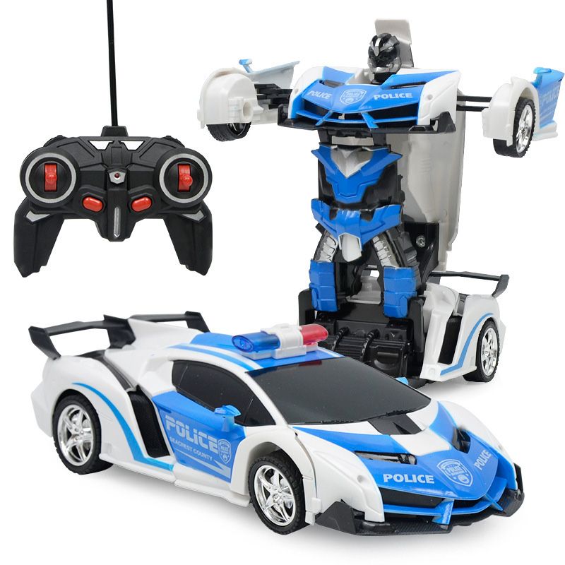 Carros A Control Remoto RC 1:18 Robot Coche De Transformer Juguete Para Niños US 