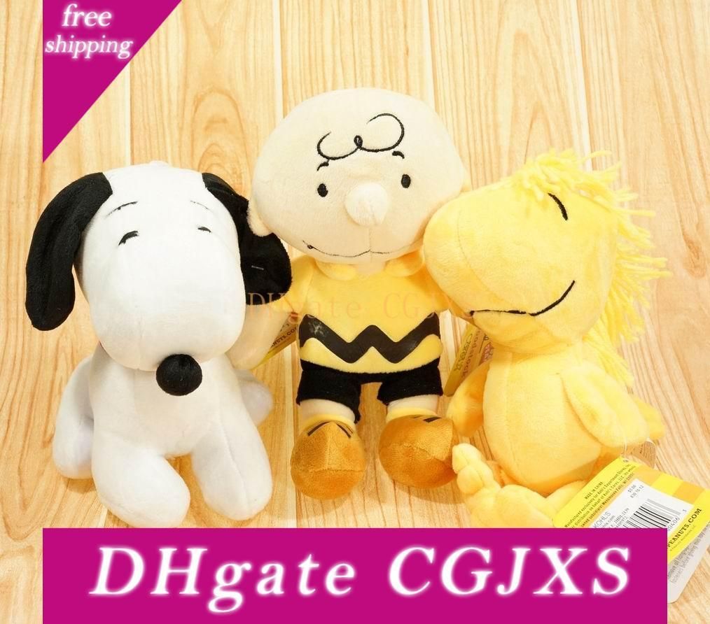 snoopy and woodstock stuffed animals