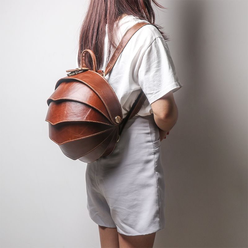 Beetles Style Women's Leather Backpack Travel School Bag Rucksack Shoulder Bag Beetles Style Women's Leather Backpack Travel School Bag Rucksack Shoulder Bag