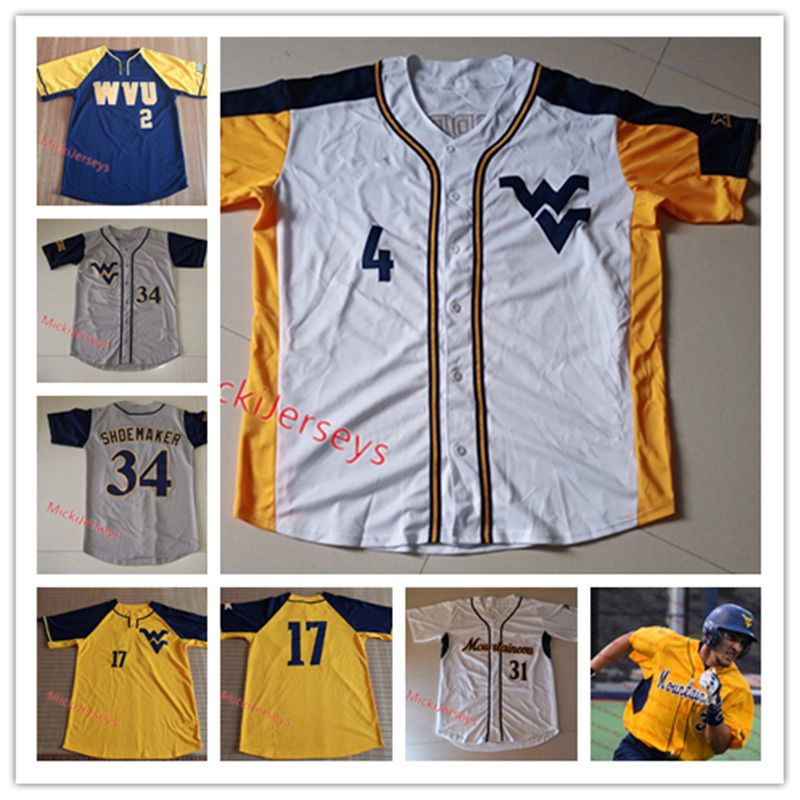 west virginia baseball jersey