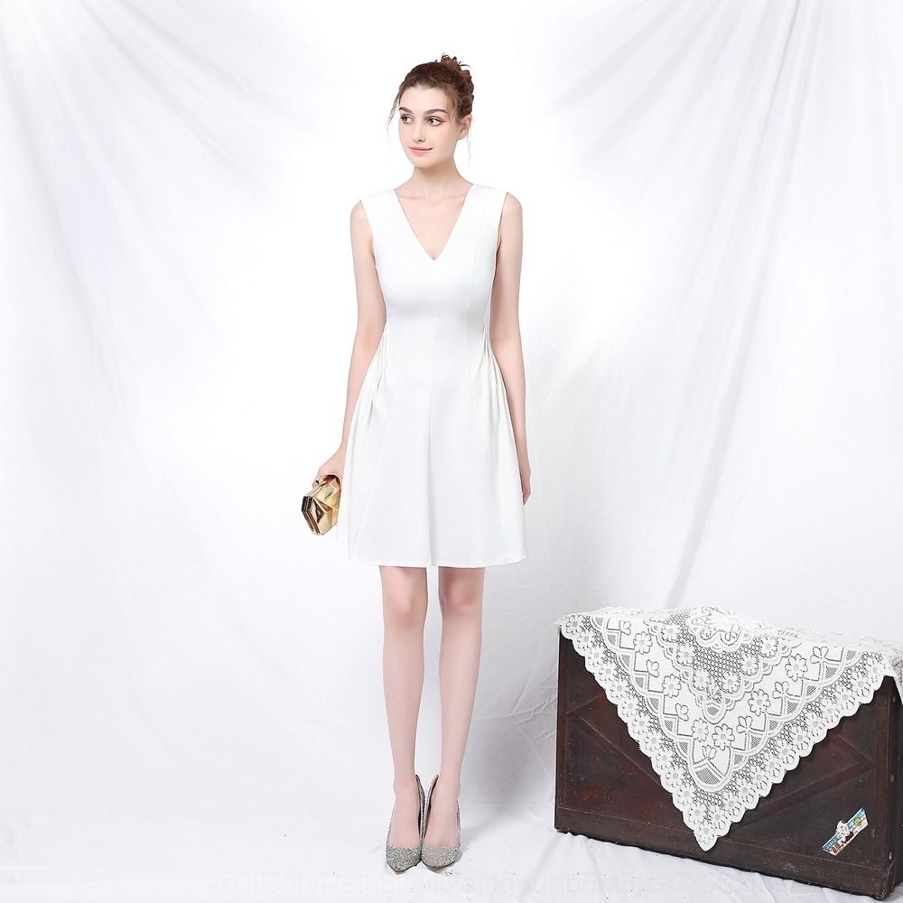 white dinner party dress