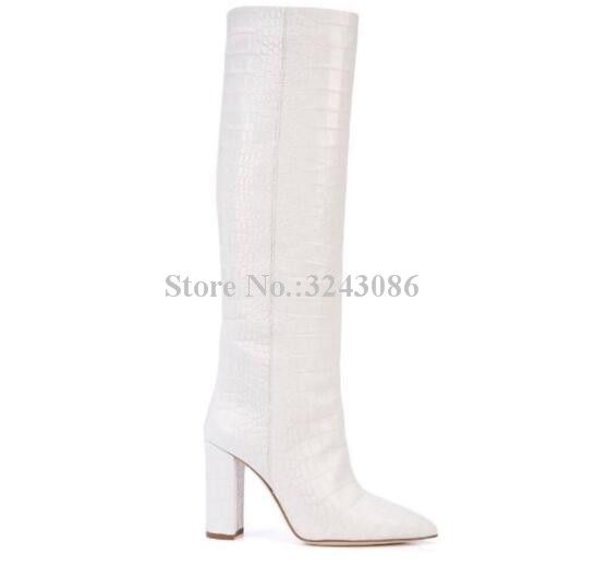 white snakeskin boots womens
