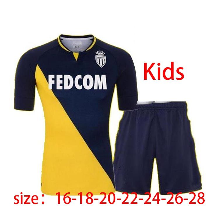 2021 Man Kids 20 21 AS Monaco Football Jersey 1982 AS ...