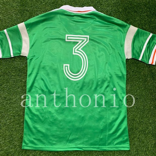 Discount Tops 1988 Ireland RETRO Soccer Jerseys Home Away Shirts Star