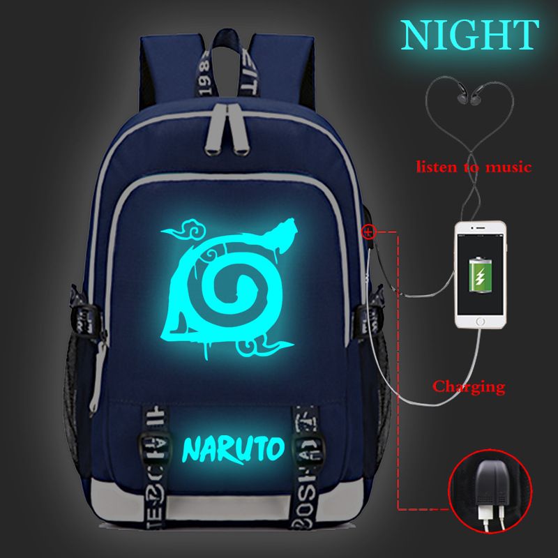 Leather Luggage Tag Animation Naruto 