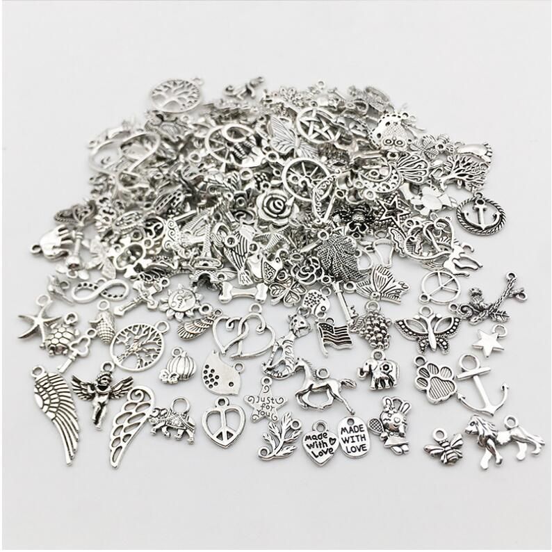 Wholesale Mixed Animal Animal Charms For Jewelry Making Tibetan