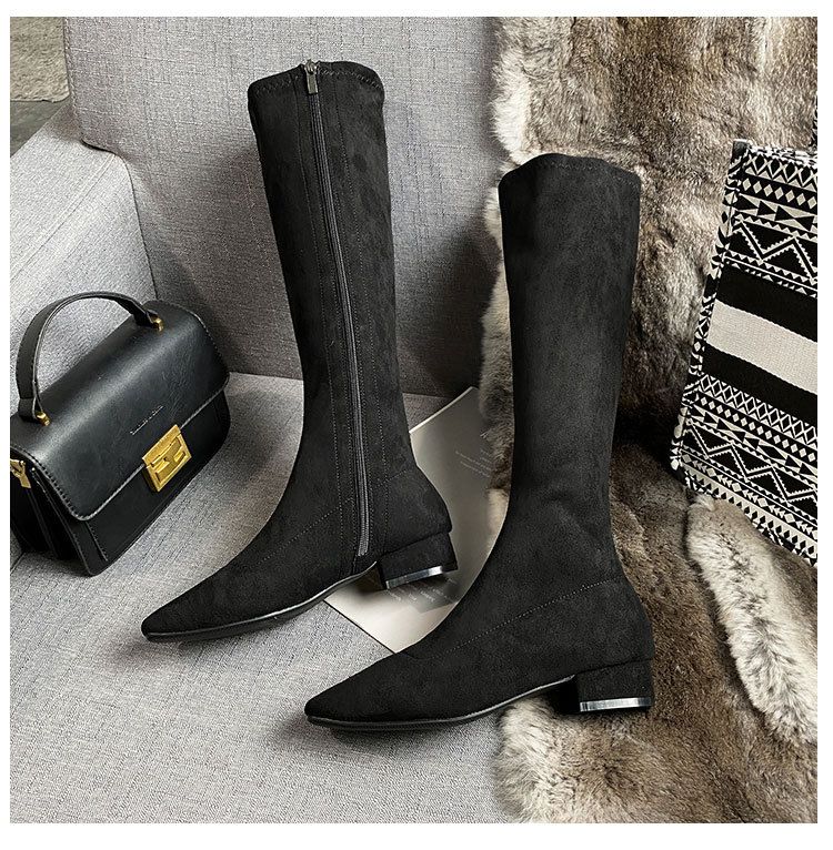 womens stretch knee high boots