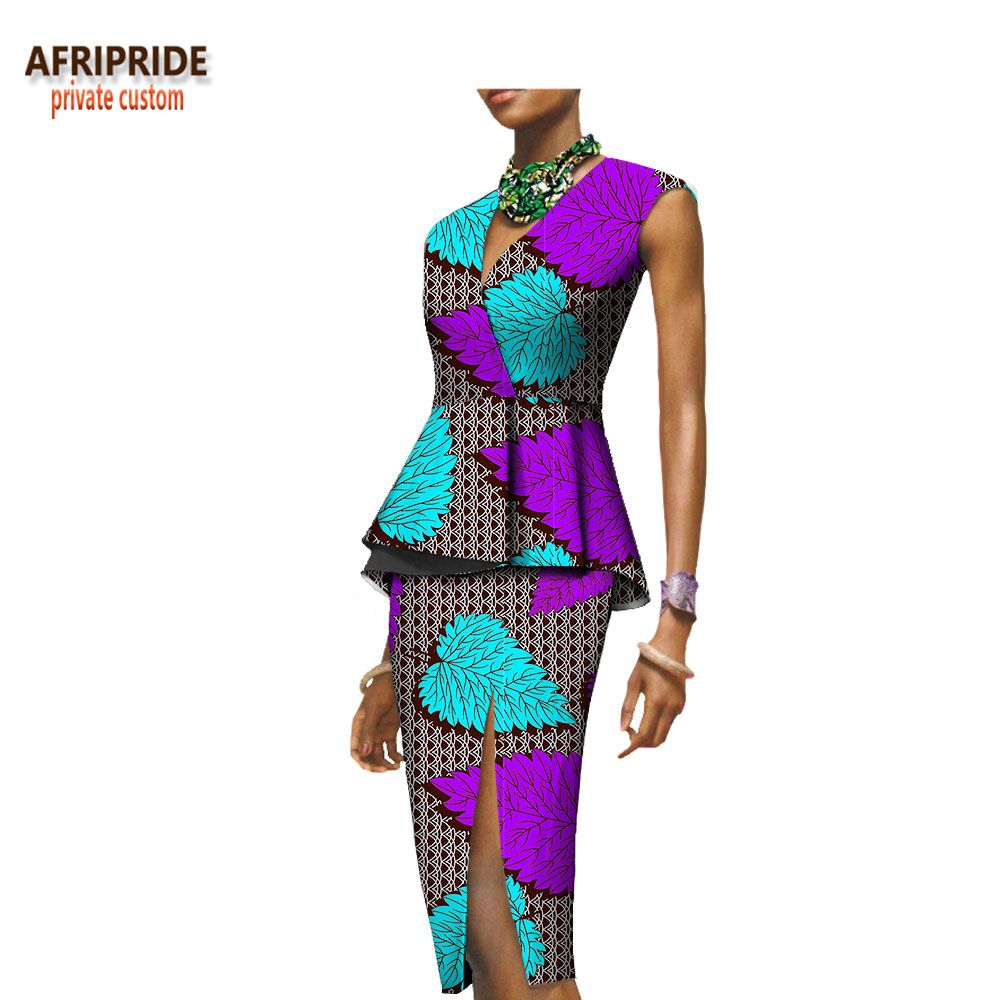 african 2 pieces dress