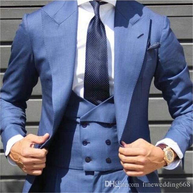 Fashionable Groom Tuxedos Notch Lapel Men Suits Groomsmen Beige Suits ...