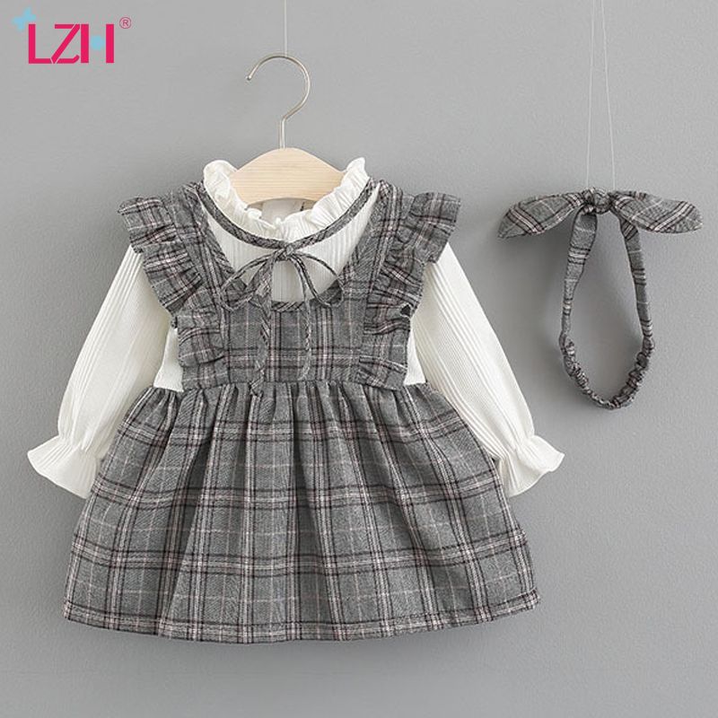 infant girl plaid dress