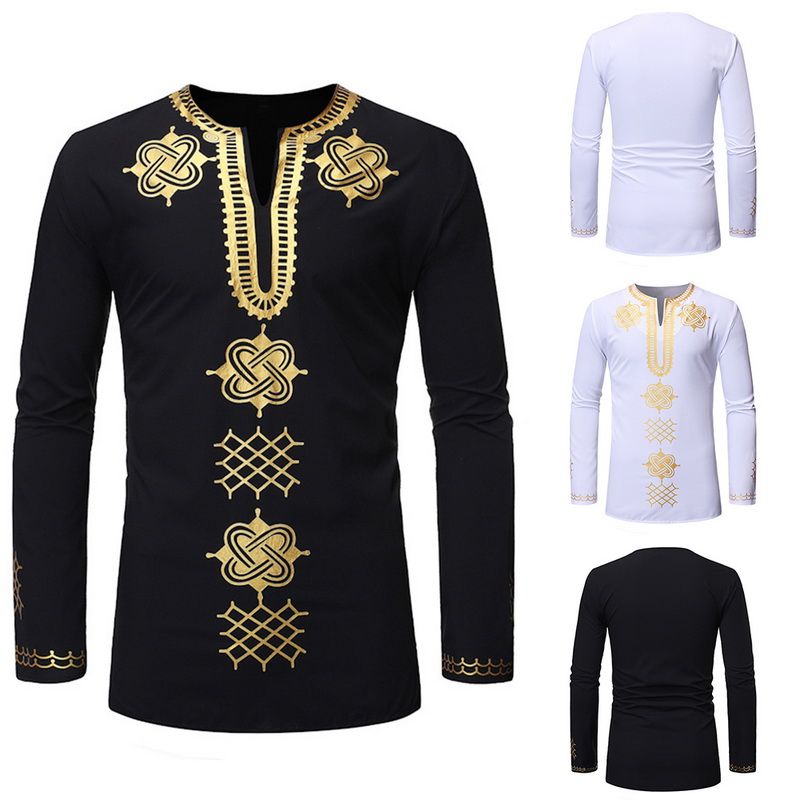 Men African Style Traditional Dashiki 