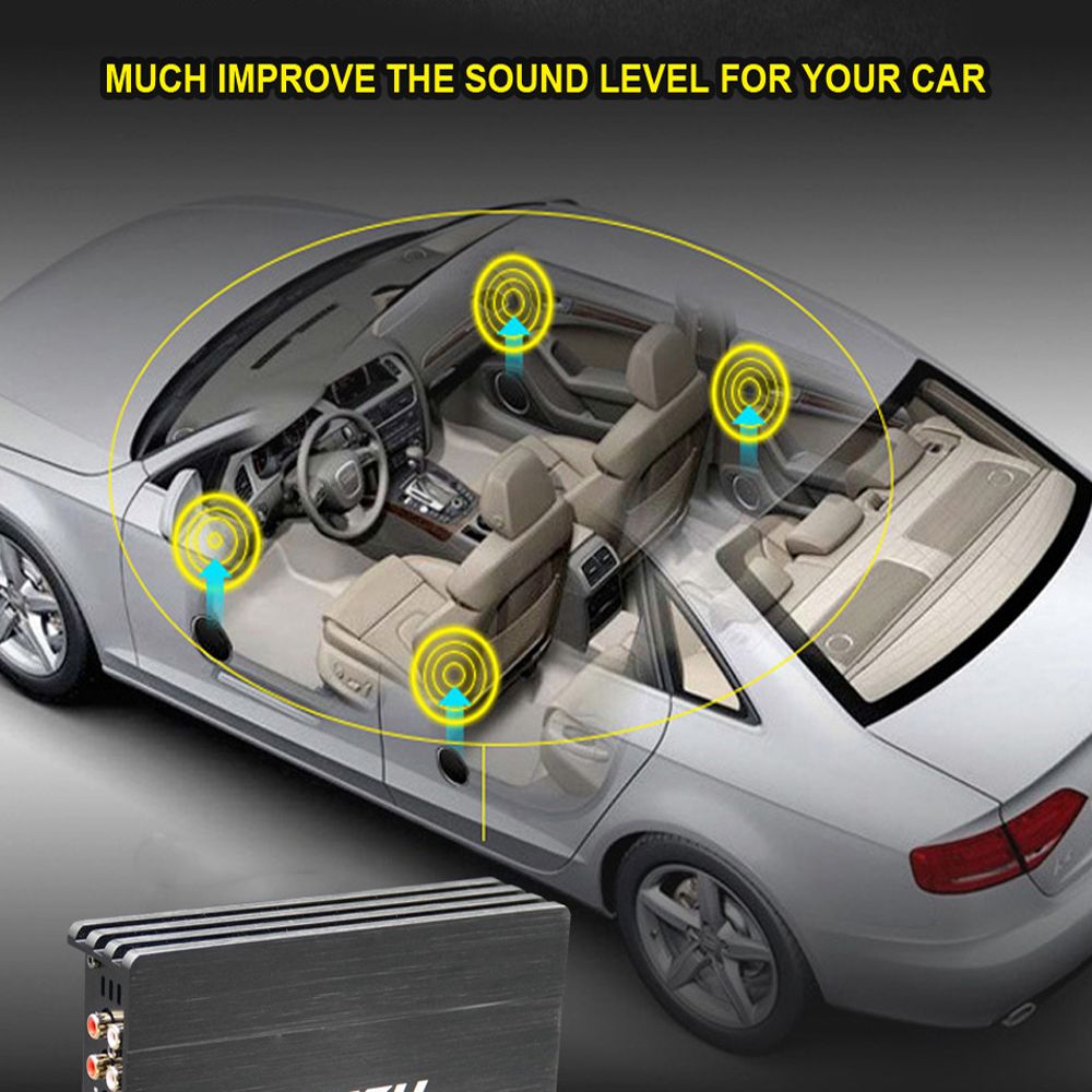 Car Audio DSP Amplifier With 31 Band Equalizer 4 Input For Mercedes