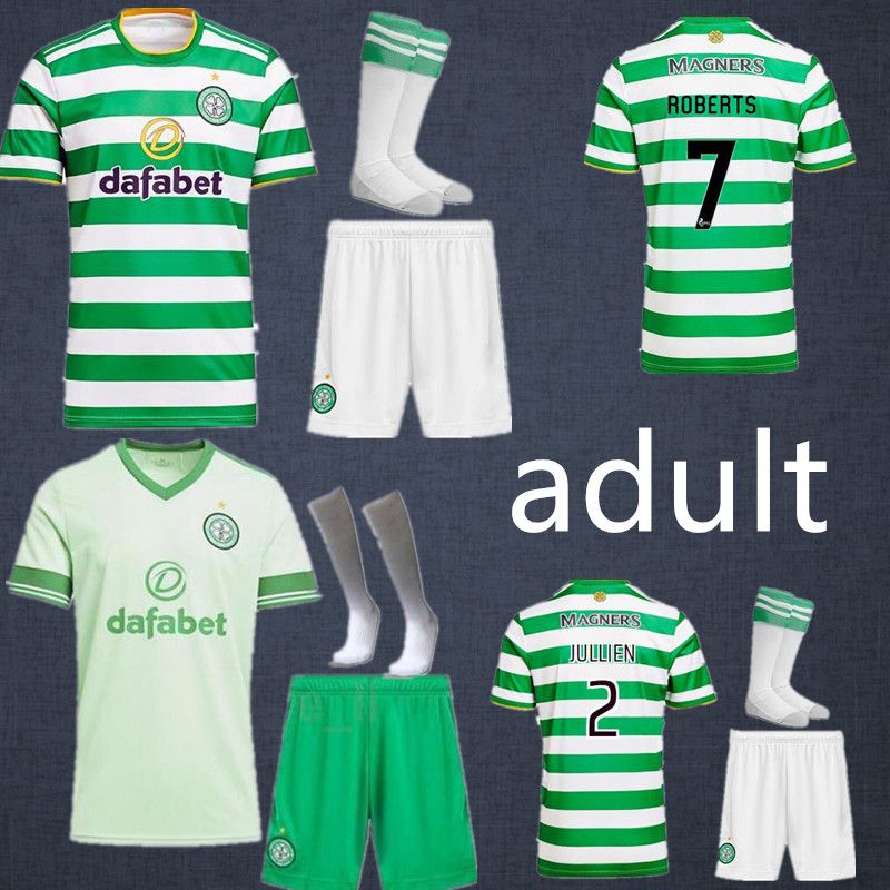 Wholesale New Celtic Soccer Jerseys 2021 BROWN ROGIC CHRISTIE Men Kit