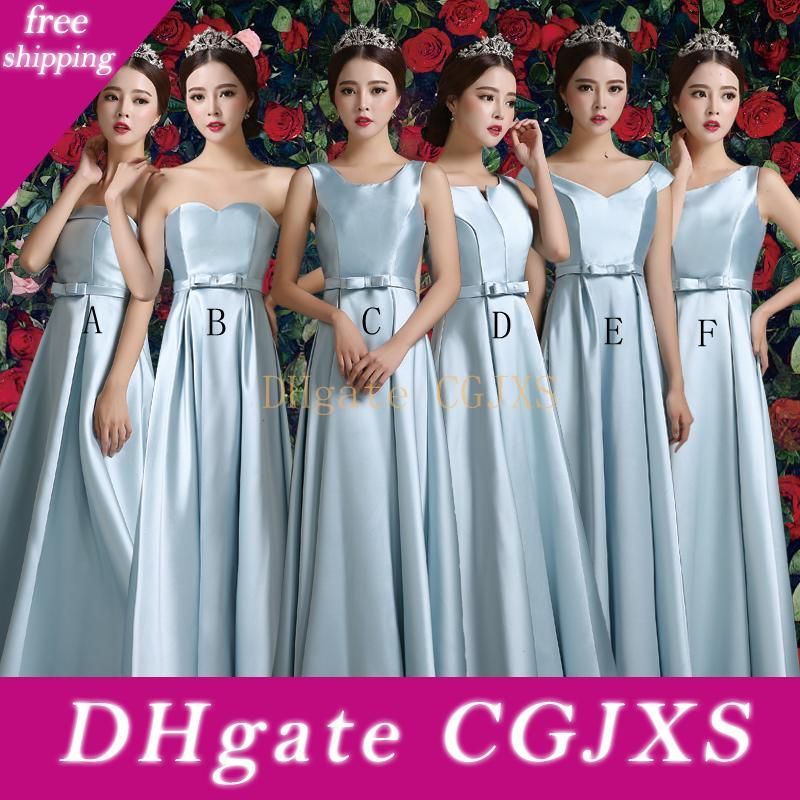 satin bridesmaid dresses 2017