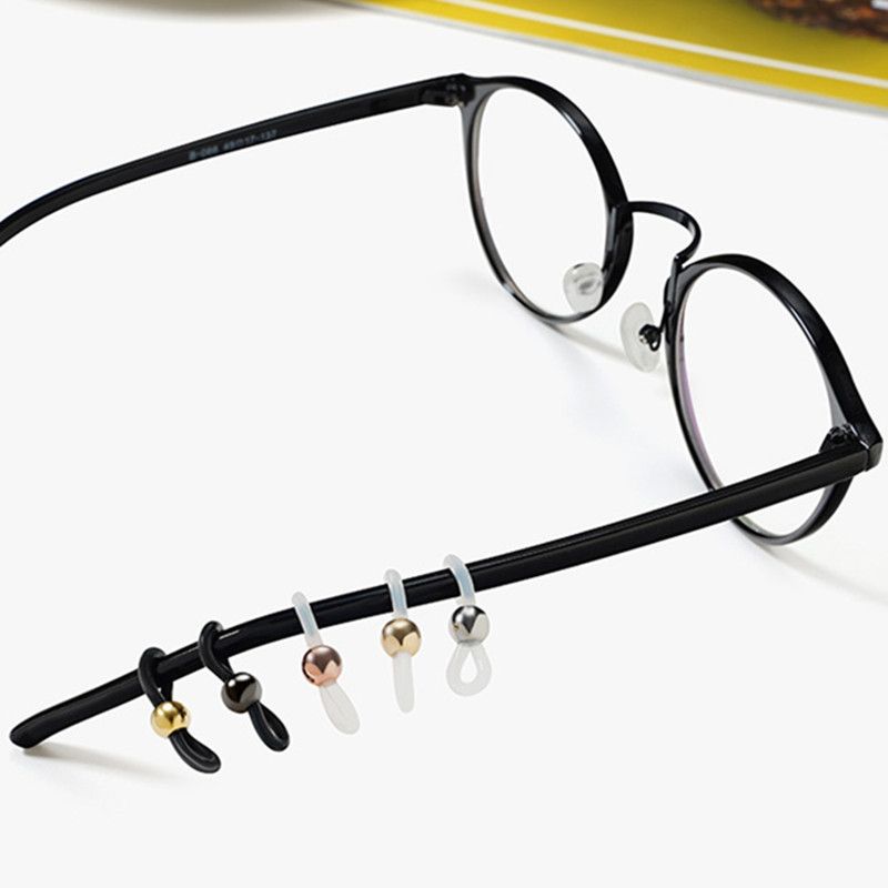 Compra / De La Hebilla Del Sujetador De Goma Gafas Cuerdas De Seguridad Para  Los Vidrios Cadena De Silicona Antideslizante Granos De Cobre Accesorios  Gafas 23 Mm Barato | Entrega Rápida Y