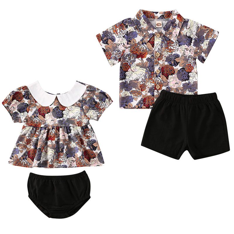matching boy girl baby outfits