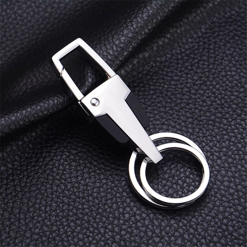 2021 Fashion Keychain Key Chain Holder Best Business Mens Gift Silver