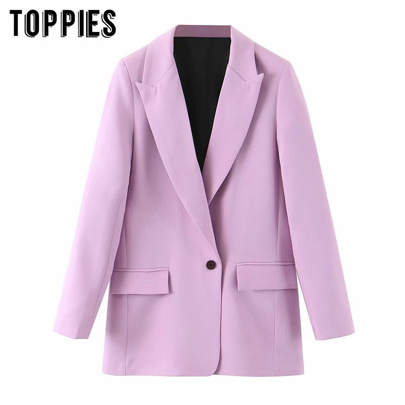 Compra 2020 Moda Violeta Blazer Trajes Para Mujer Chaqueta De Solo Botón  Abrigo Formal Blazer Chaqueta Formal Botón CX200815 Barato | Entrega Rápida  Y Calidad | Es.Dhgate