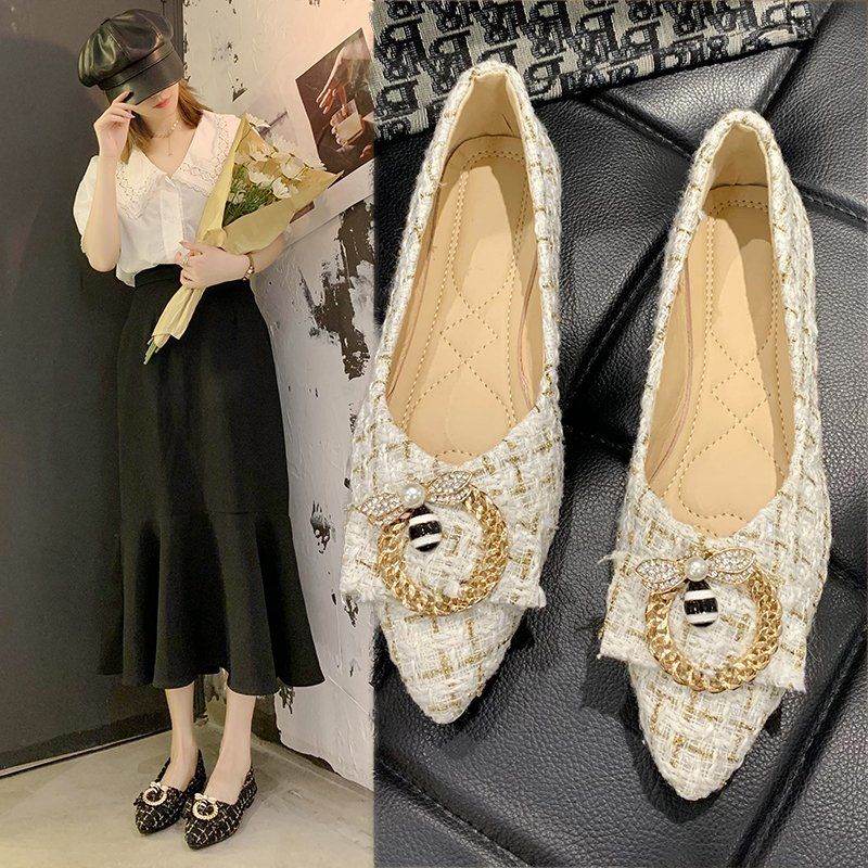 womens rhinestone flats