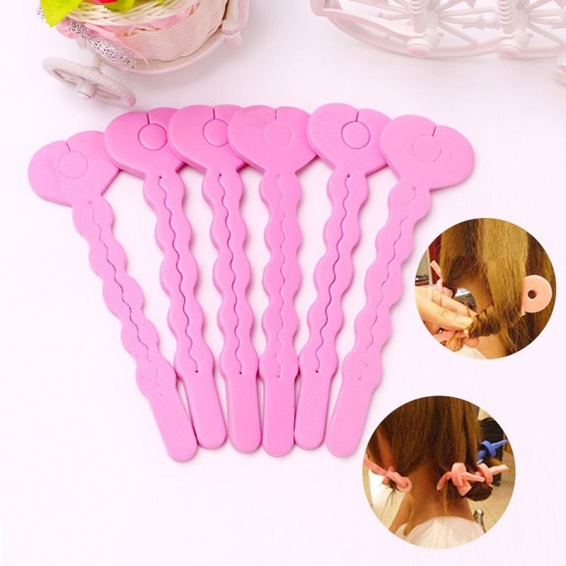 6Pcs Sponge Curlers DIY Magic Soft Bendy Hair Curling Foam Curler Rollers Salon Care Styling Tools 6Pcs Sponge Curlers DIY Magic Soft Bendy Hair Curling Foam Curler Rollers Salon Care Styling Tools