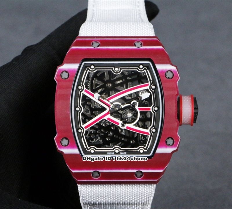 Acquistare 6 Luxury Style RM67 02 Salto In Alto Mutaz Essa Barshim Al  Quarzo Miyota PTP Carbonio Automatico Mens Watch Skeleton Dial Cinghia Del  Tessuto Gents Orologi Economico | Consegna Veloce E
