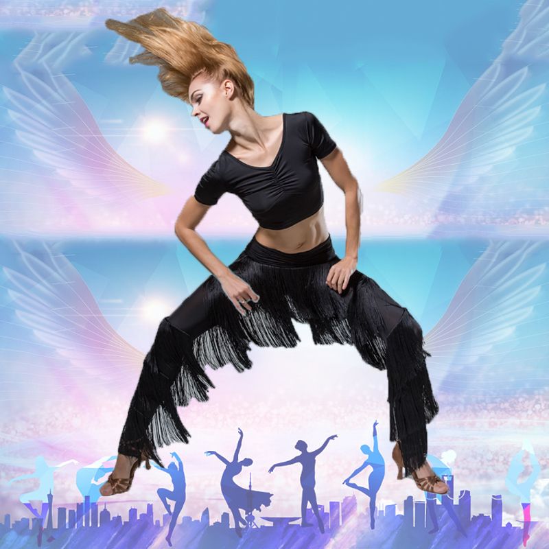 Acquistare Stage Wear Latin Modern Dance Suits Donne Girls Sexy Frange  Pantaloni Lunghi Pantaloni Da Ballo Da Ballo Tango Abiti Rumba Abiti  Ballerina Economico | Consegna Veloce E Qualità | It.Dhgate
