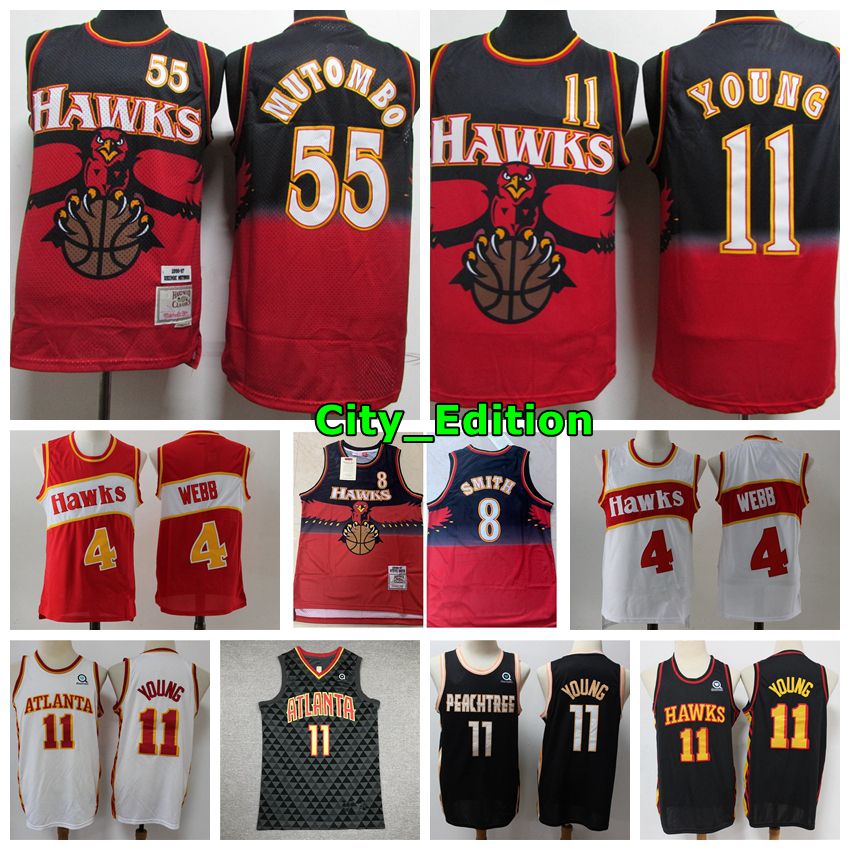 trae young retro jersey