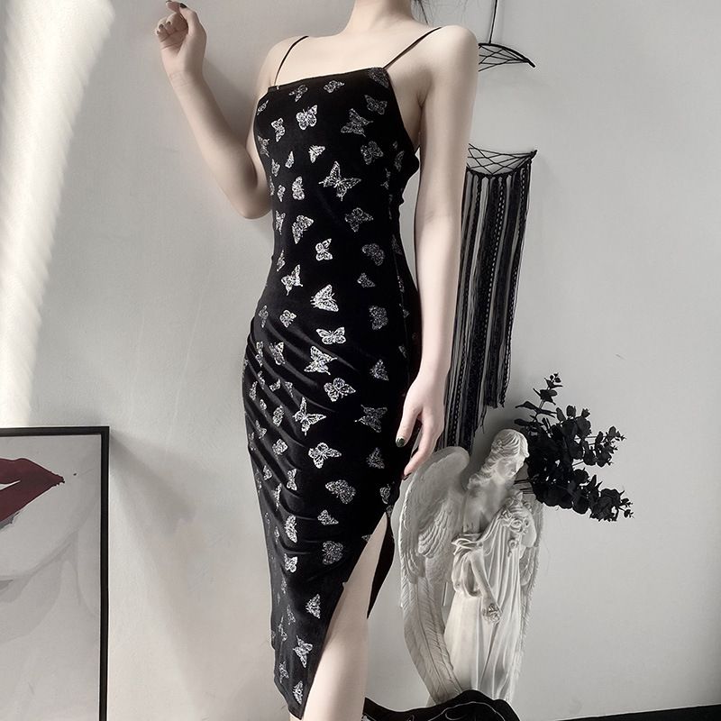 traditional chinese black dress
