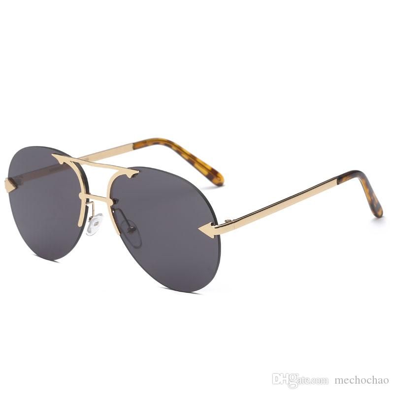 Gafas de sol cuadradas sin marco para mujeres Gafas de solmujer Gafas de sol cuadradas sin marco para mujeres Gafas de solmujer