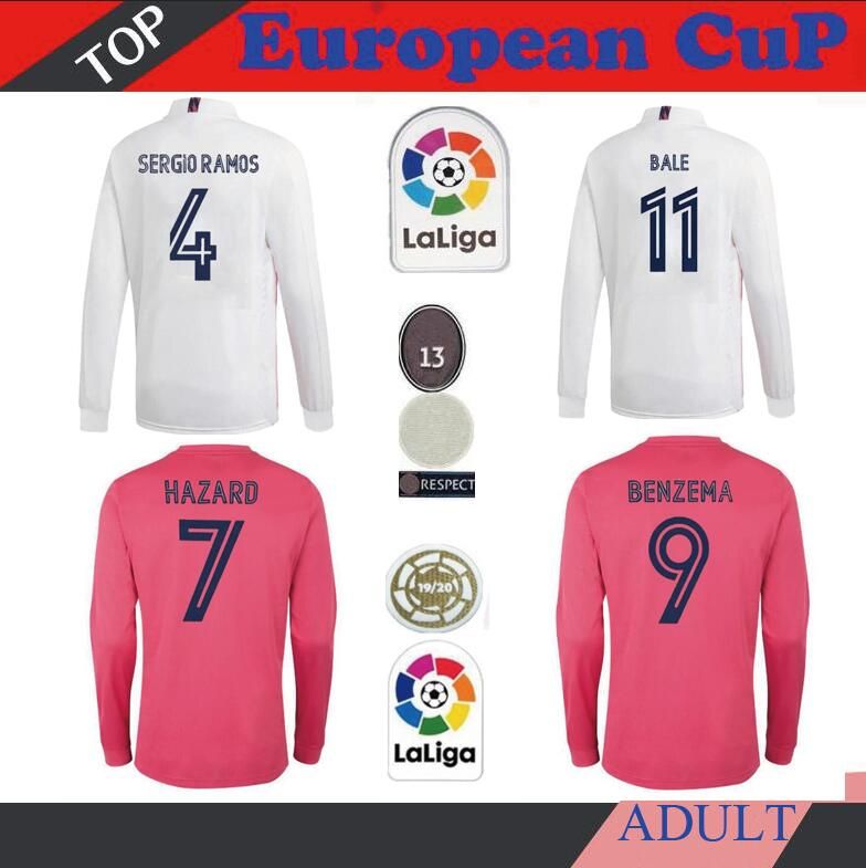 2021 Real Madrid Hazard Modric Long Sleeve Soccer Jersey Benzema 20 21 Isco Madrid Kroos Sergio Ramos Bale Marcelo 2020 2021 Asensio Shirt From Sports Soccerfamily 17 6 Dhgate Com