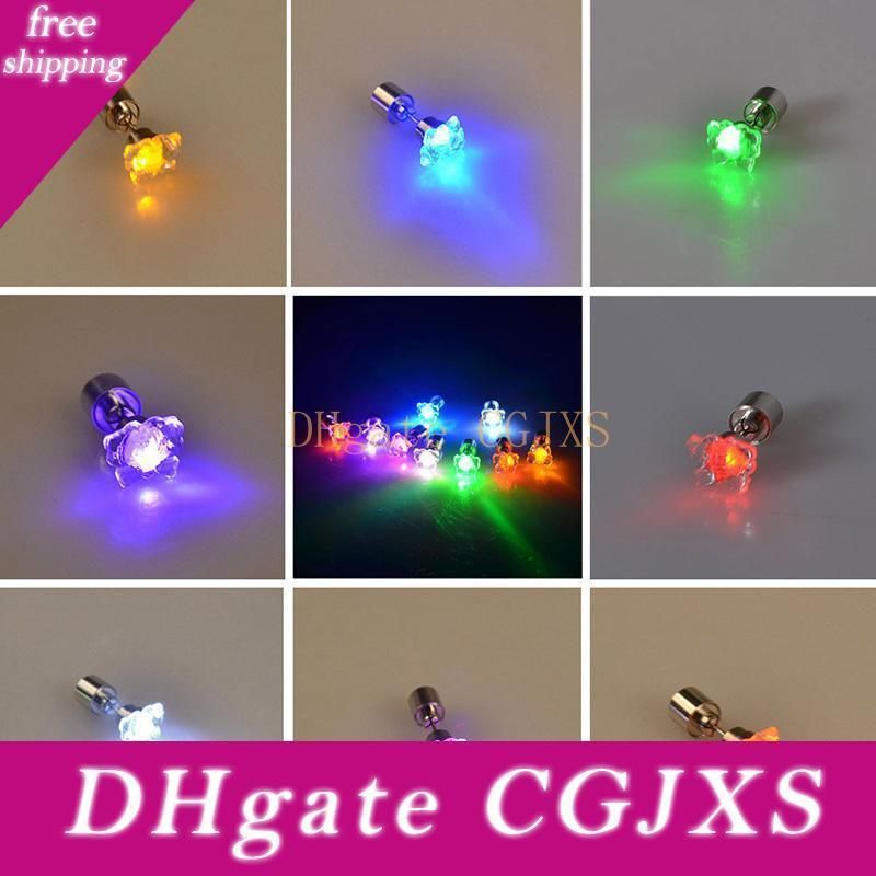 blinking led earrings