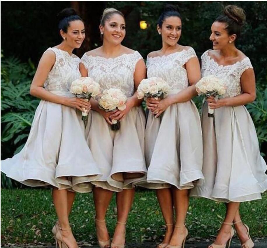 best short bridesmaid dresses