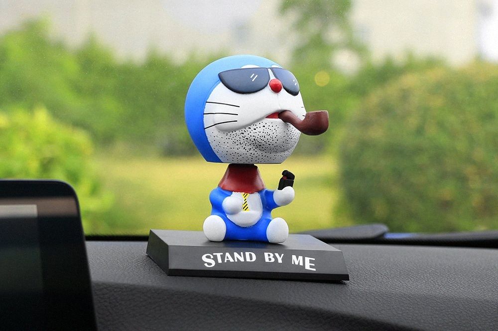 Car Ornaments Cute Anime For Doraemon Head Shaking Toy Model Automobile Interior Dashboard Decoration PVC Doll Auto Accessories z7cv# Car Ornaments Cute Anime For Doraemon Head Shaking Toy Model Automobile Interior Dashboard Decoration PVC Doll Auto Accessories z7cv#