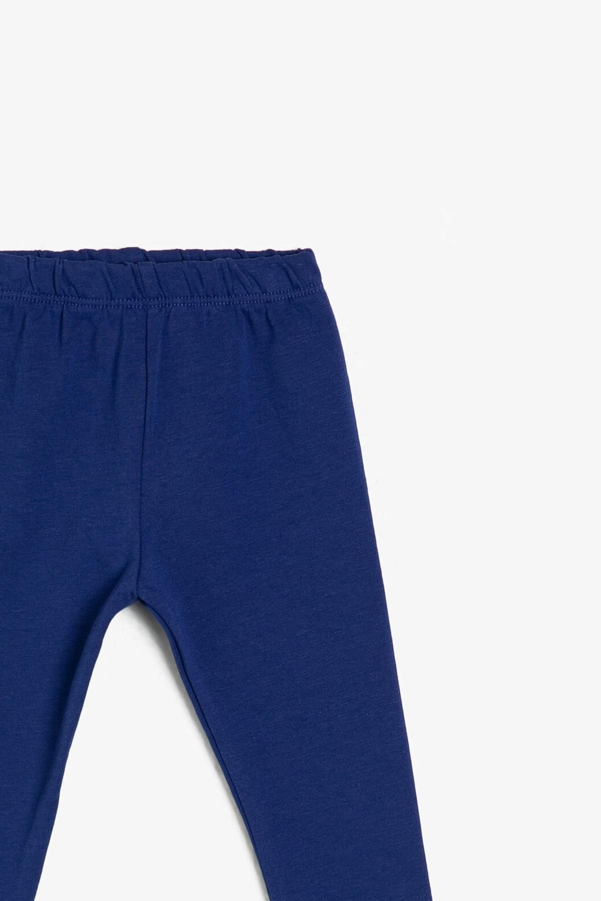 navy blue baby leggings