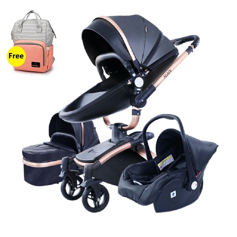 3 in 1 leather stroller