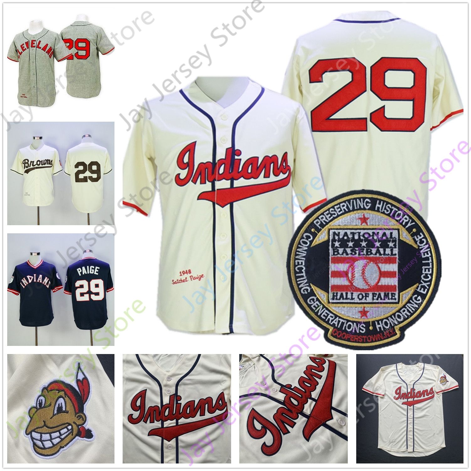 satchel paige baseball jersey